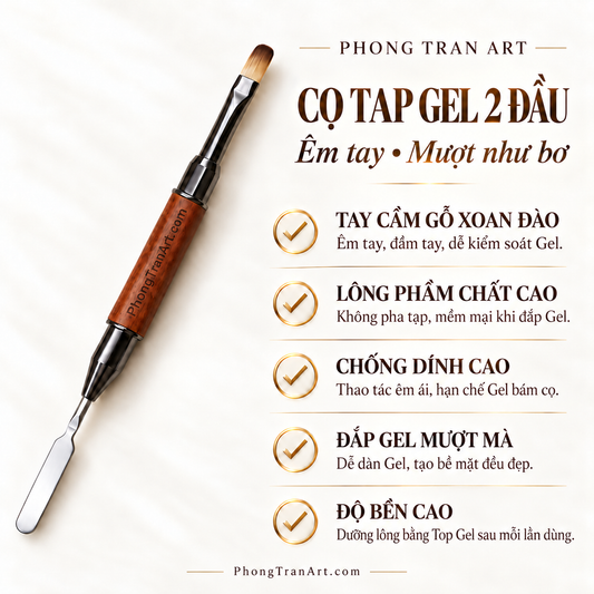 Cọ làm Poly Gel , Hybrid Gel , Tap Gel Thượng Hạng (Hàng Loại 1)