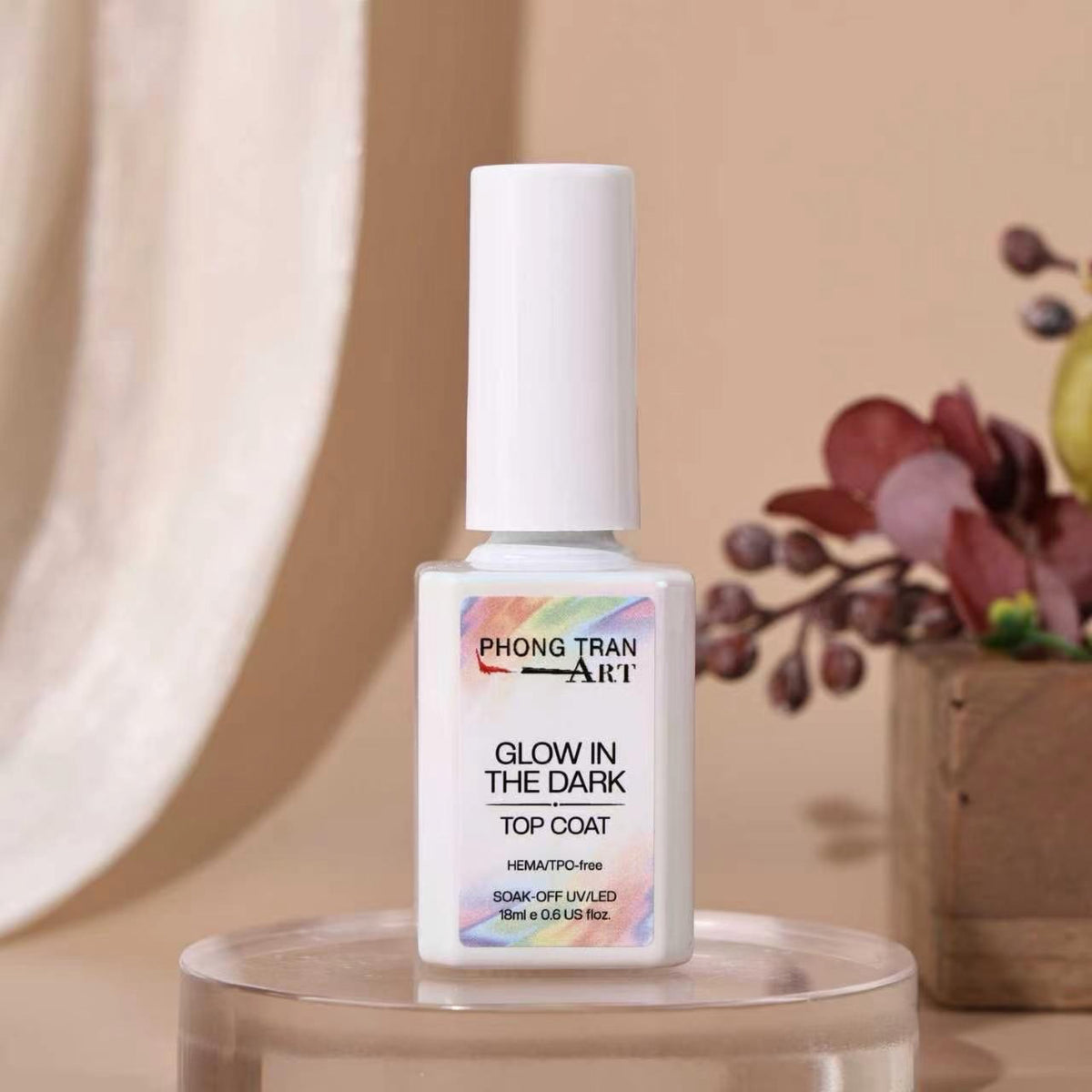 Glow in The Dark Gel Top Coat (New)