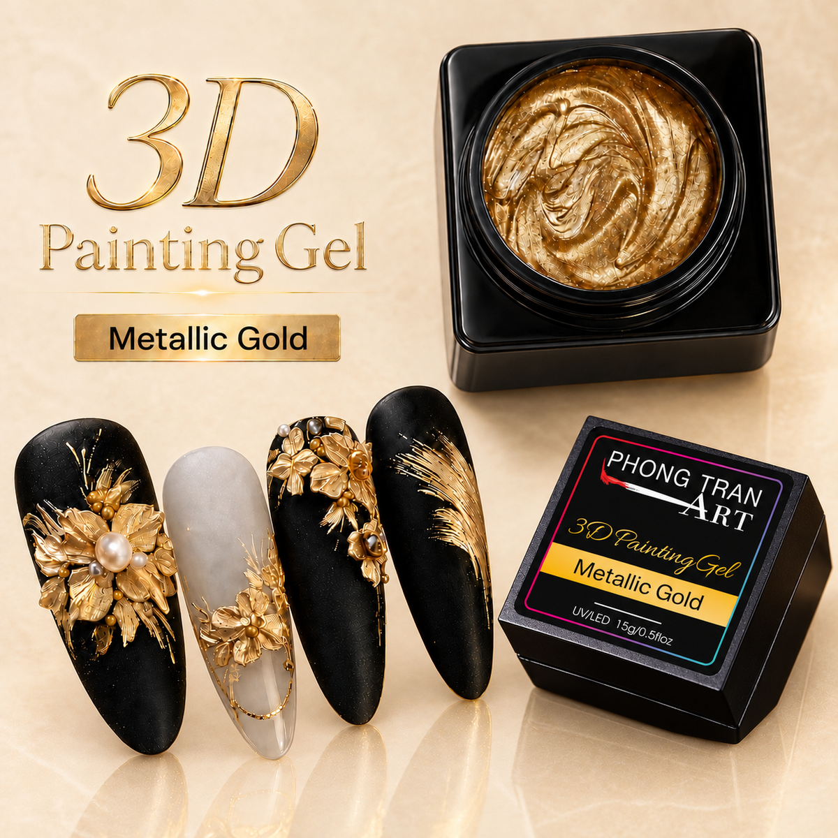 Flecking 3D Gel Art (New)