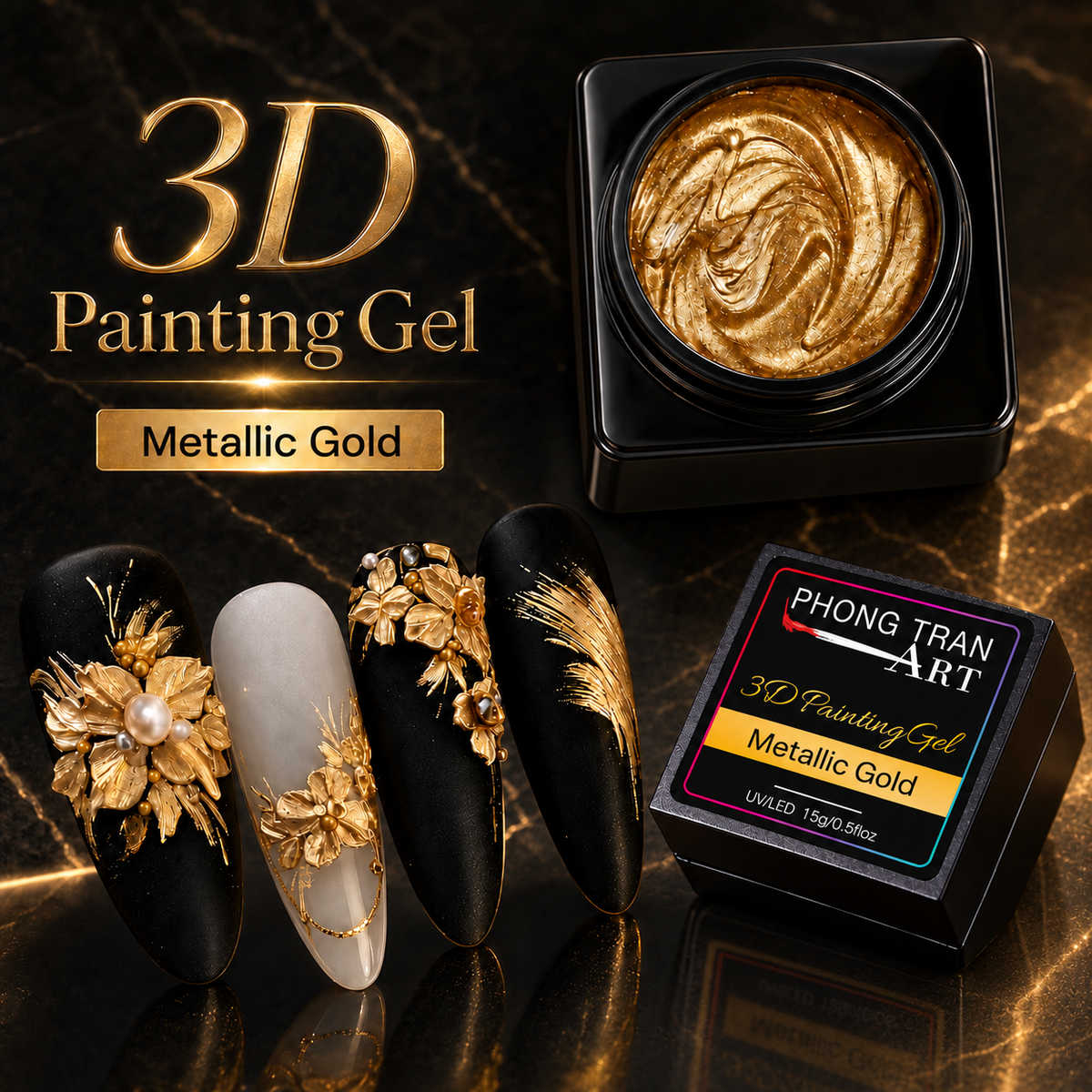 Flecking 3D Gel Art (New)