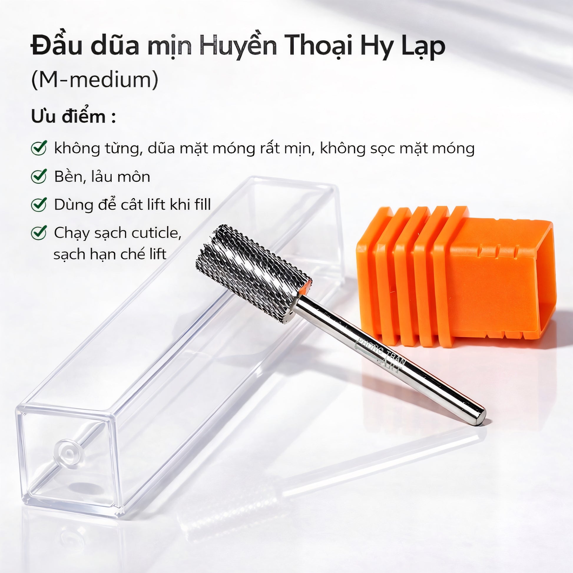 Dũa Mịn Huyền Thoại Hy Lạp Large Barrel, M (Medium) 3/32