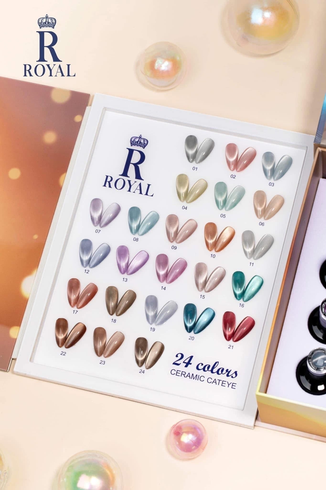 Royal Ceramic Blossom Cateyes 24 Colors Collection
