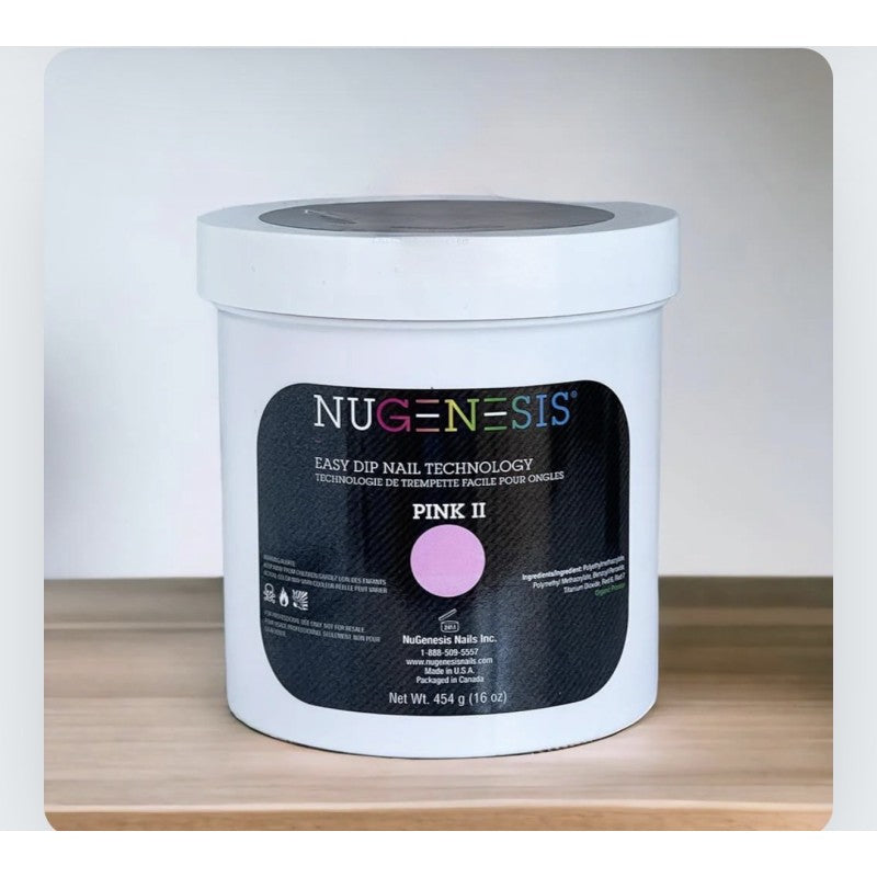 NuGenesis PINK II Dip Powder ( Ko Bị Bọt WARRANTY )