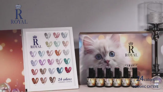 Royal Ceramic Blossom Cateyes 24 Colors Collection